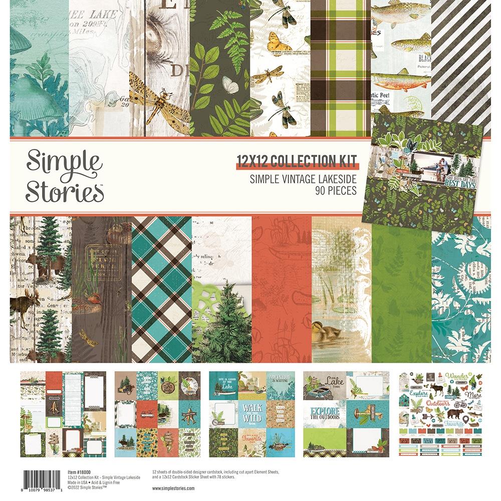 Simple Stories Simple Vintage Lakeside 12"x12" Collection Kit (SVLA8000)