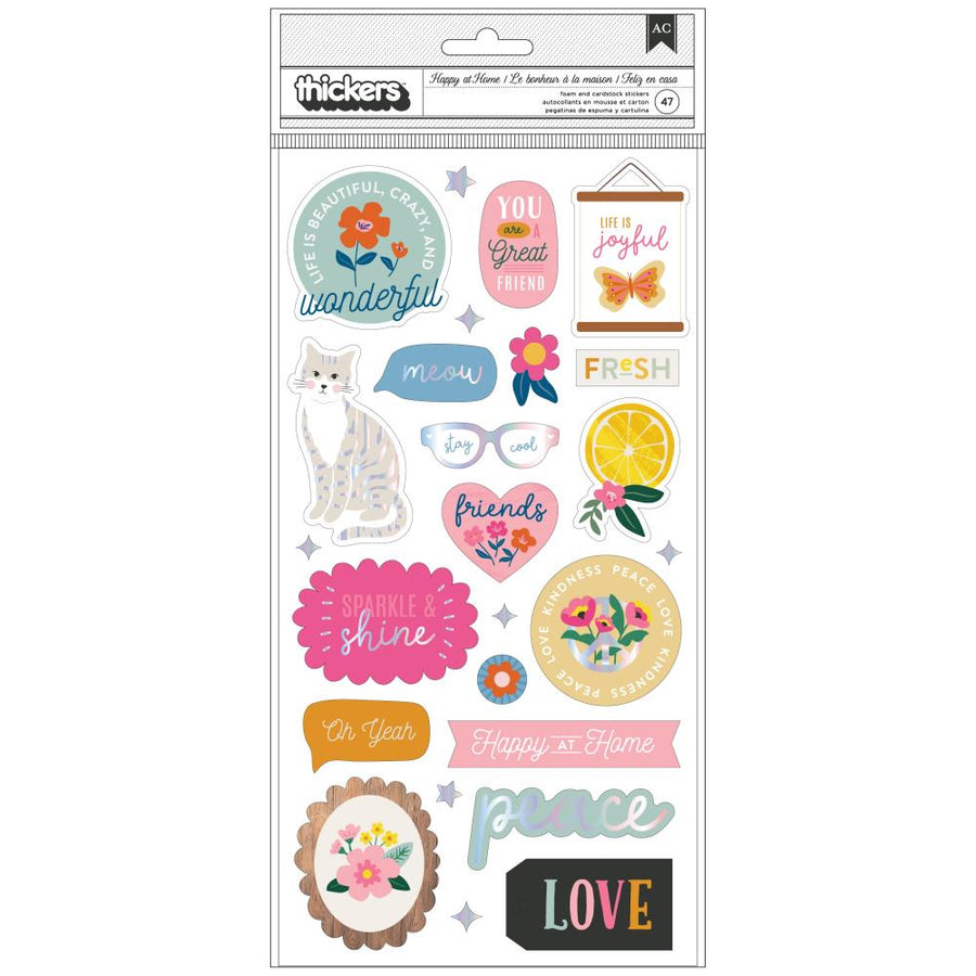 Jen Hadfield LIve and Let Grow Mini Puffy Sticker Hearts — Redefined  Kreative