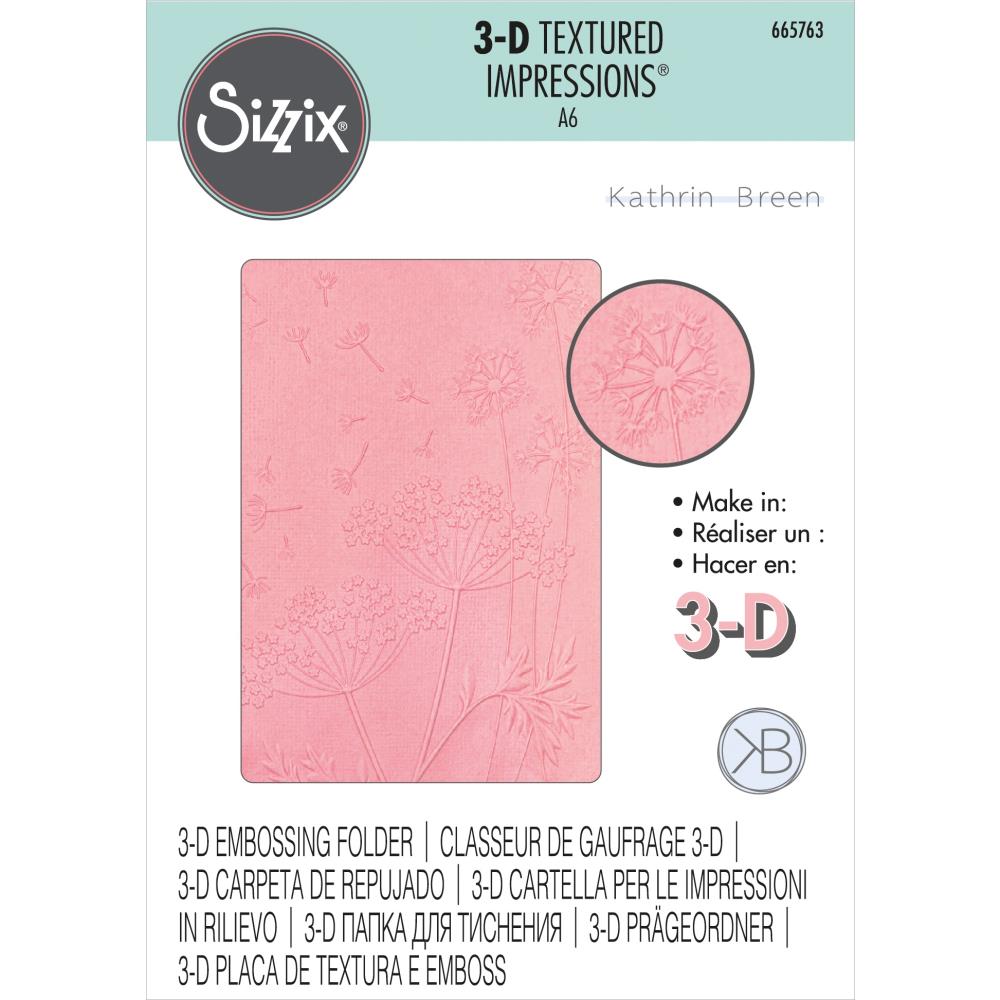 Sizzix 3D Textured Impressions: Summer Wishes, by Kath Breen (665763)