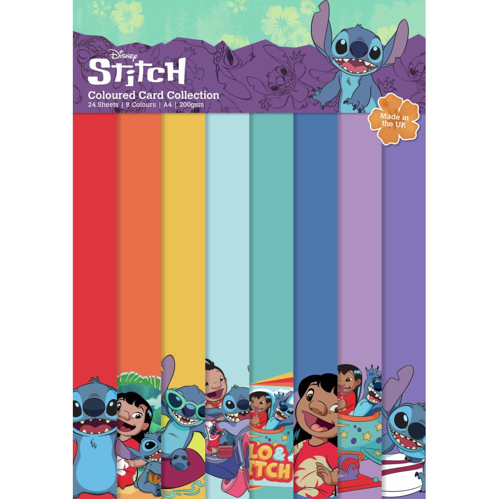 Creative Expressions Disney A4 Coloured Card Pack: Lilo and Stitch (DYP0038)