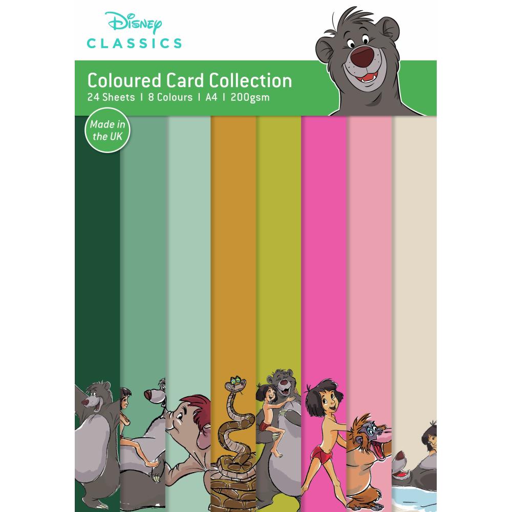 Creative Expressions Disney Classics A4 Coloured Card Pack: Jungle Book (DYP0041)