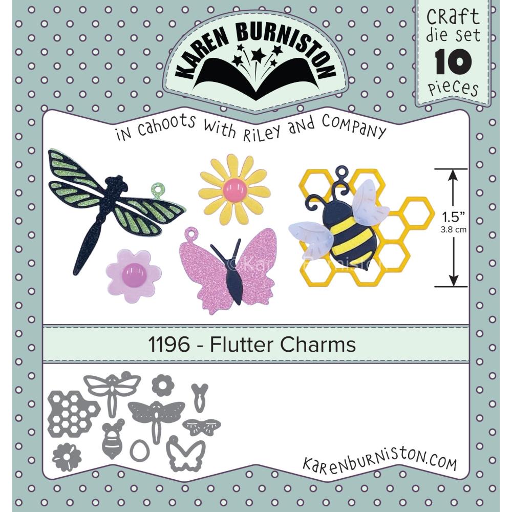 Karen Burniston Dies: Flutter Charms (KBR1196)