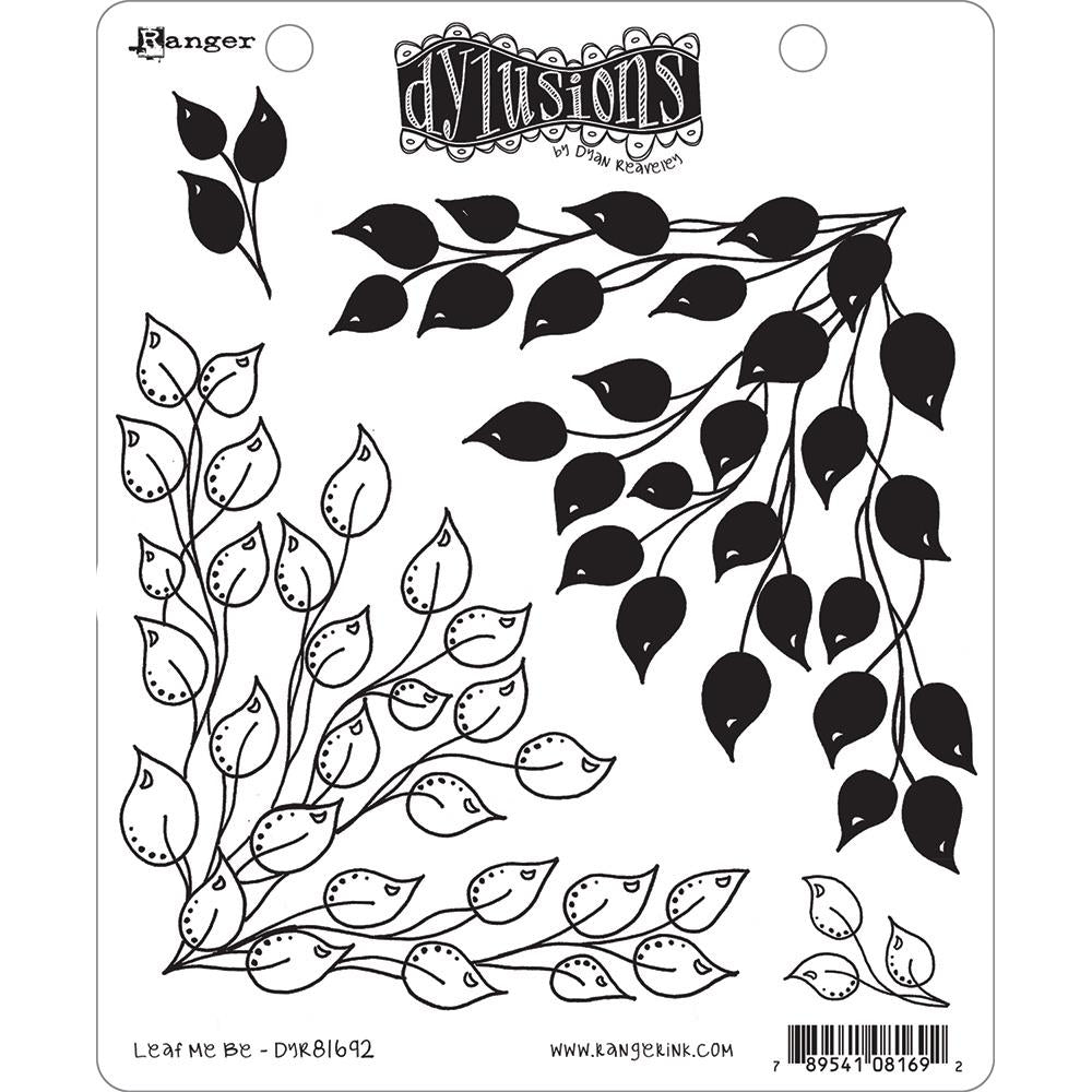 Dylusions Dyan Reveley's Cling Stamps: Leaf Me Be (DYR81692)