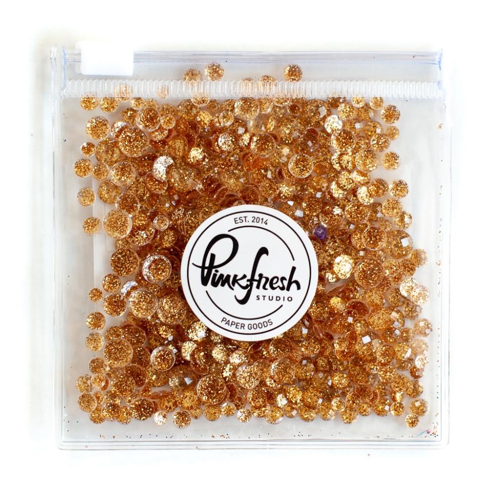 Pinkfresh Studio Glitter Drops Essentials: Gold (PFGDROPS093)