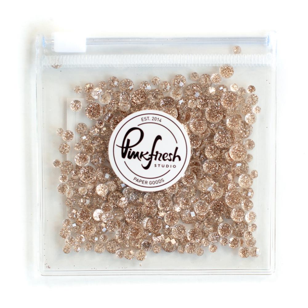 Pinkfresh Studio Glitter Drops Essentials: Champange (PFGDROPS094)