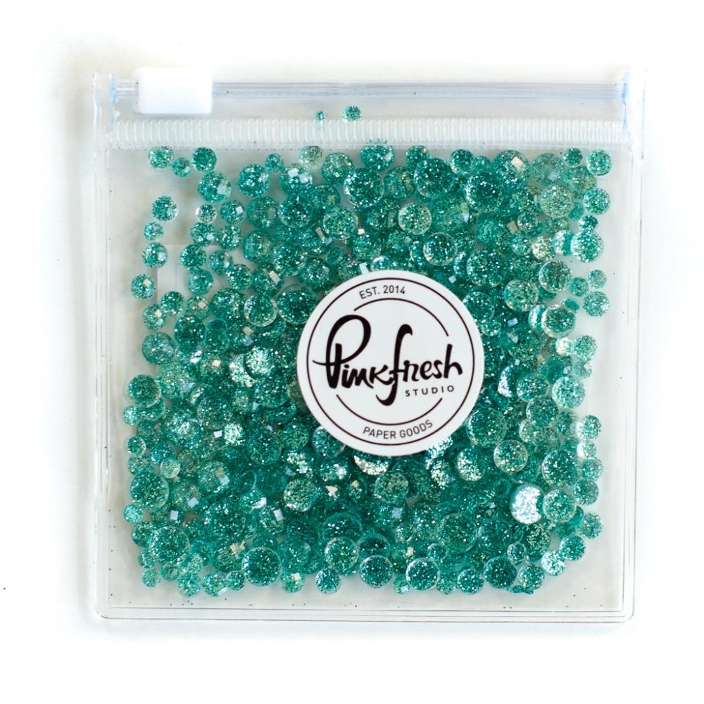 Pinkfresh Studio Glitter Drops Essentials: Aqua (PFGDROPS097)