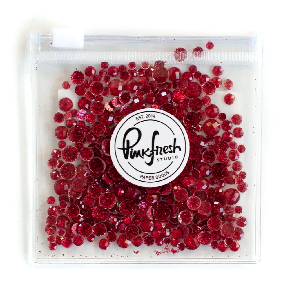 Pinkfresh Studio Glitter Drops Essentials: Ruby (PFGDROPS103)