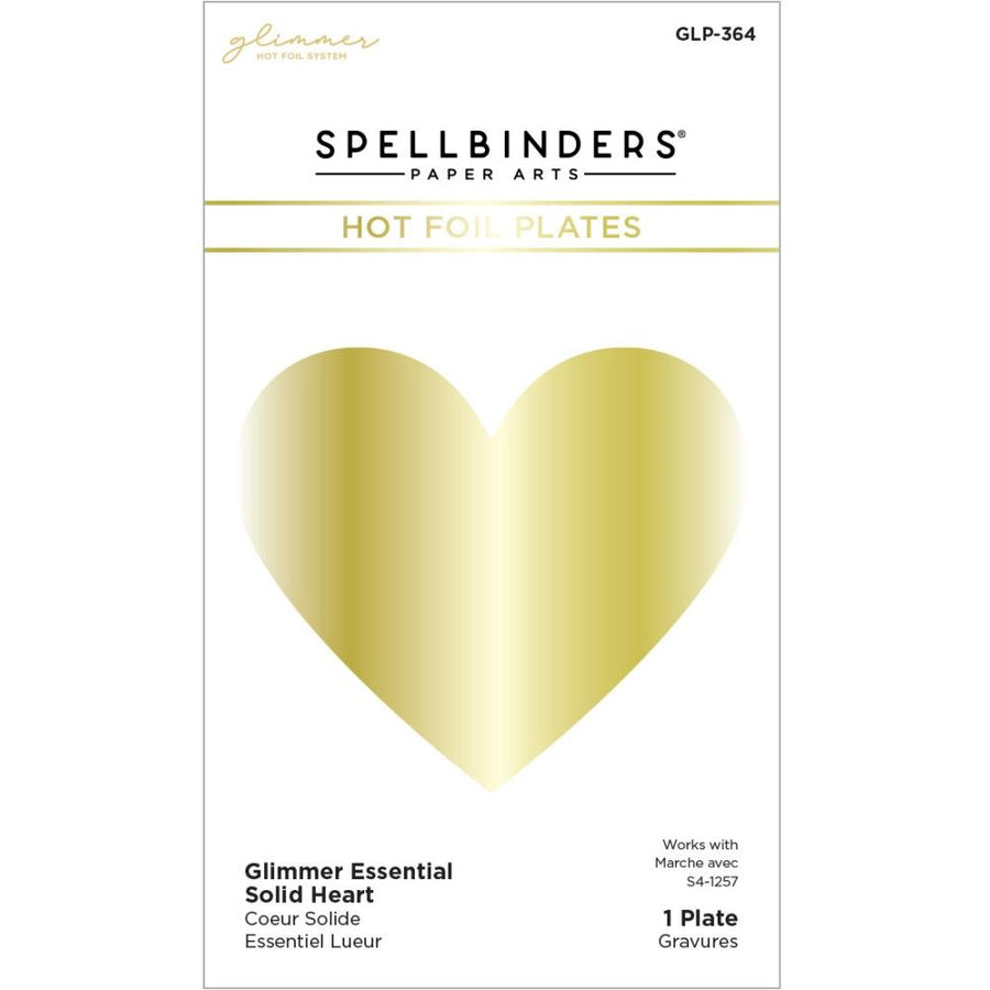 Solid Circle Essential Glimmer Hot Foil Plate - Default Title -  Spellbinders Paper Arts