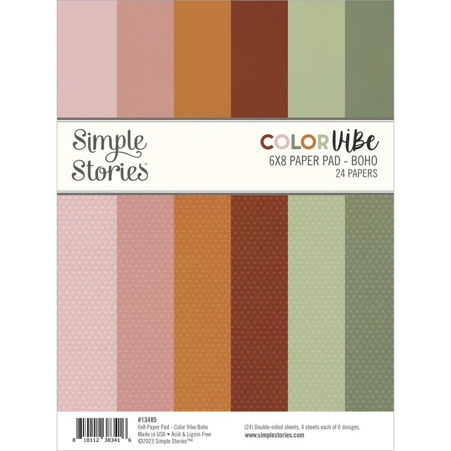 Simple Stories - Sage Color Vibe 12x12 Textured Cardstock