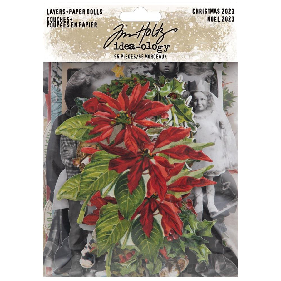 Tim Holtz Ideaology Baseboards + Transparencies Christmas