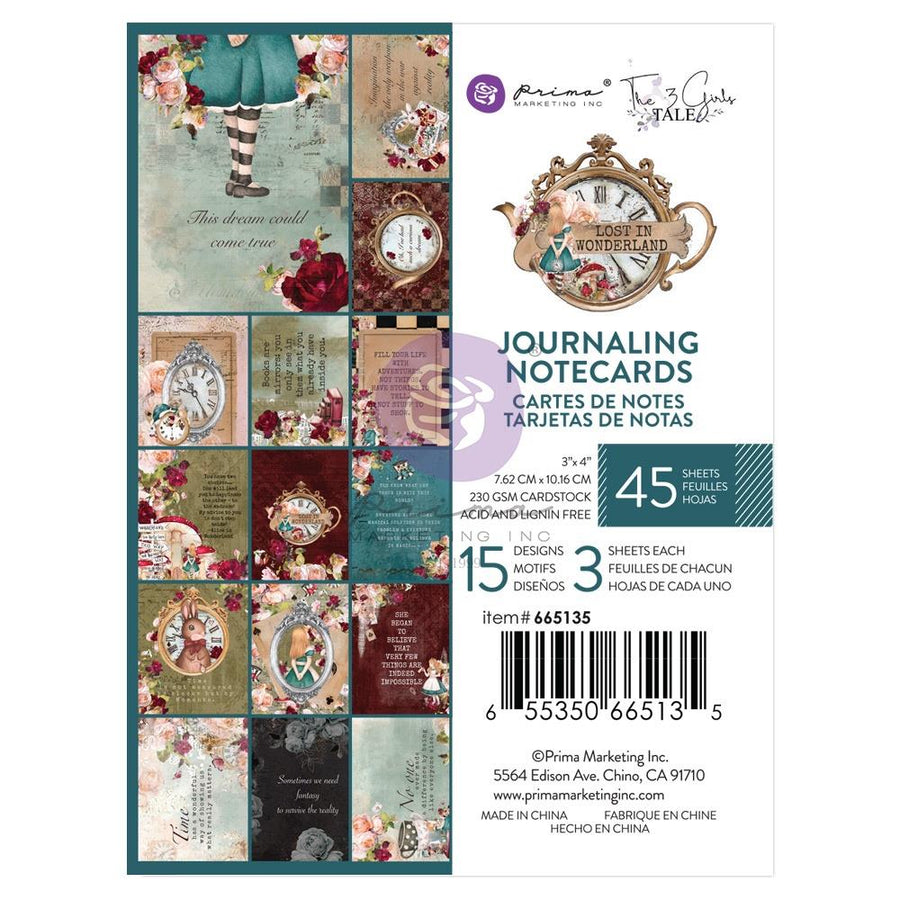 Prima Marketing Lost in Wonderland 12x12 Double-Sided Paper Pad