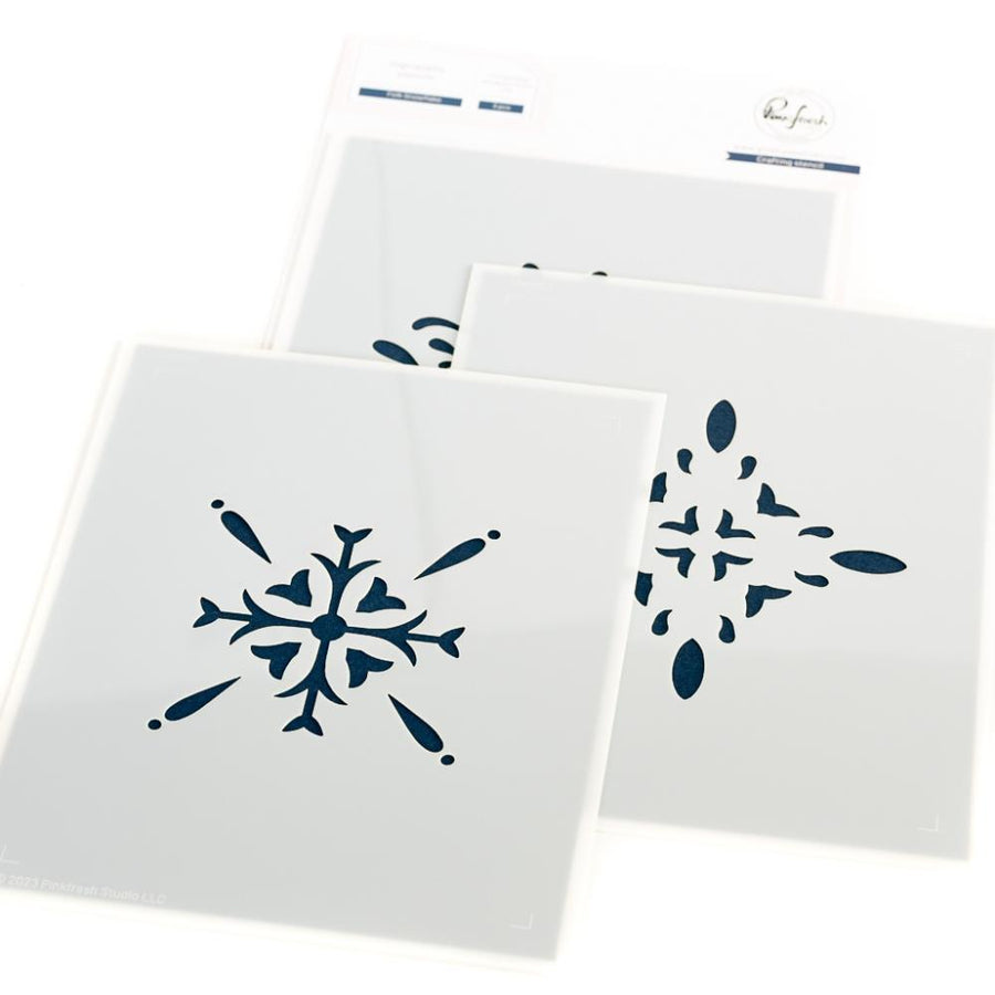 4 Sheets Snowflake Clear Stamps Assorted Christmas Silicone Stamps  Snowflake Theme Clear Stamps with Snowflake Patterns for Card Ornament  Supplies and