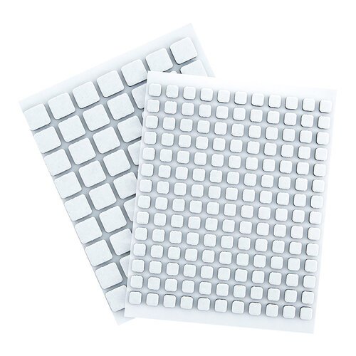 Spellbinders Card Shoppe Essentials Foam Squares Mix, White, 1mm