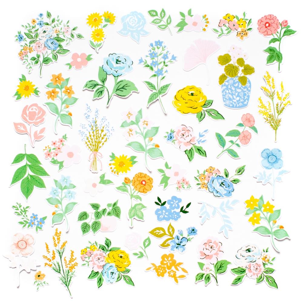 Pinkfresh Studio Lovely Blooms Puffy Stickers (PF204423)