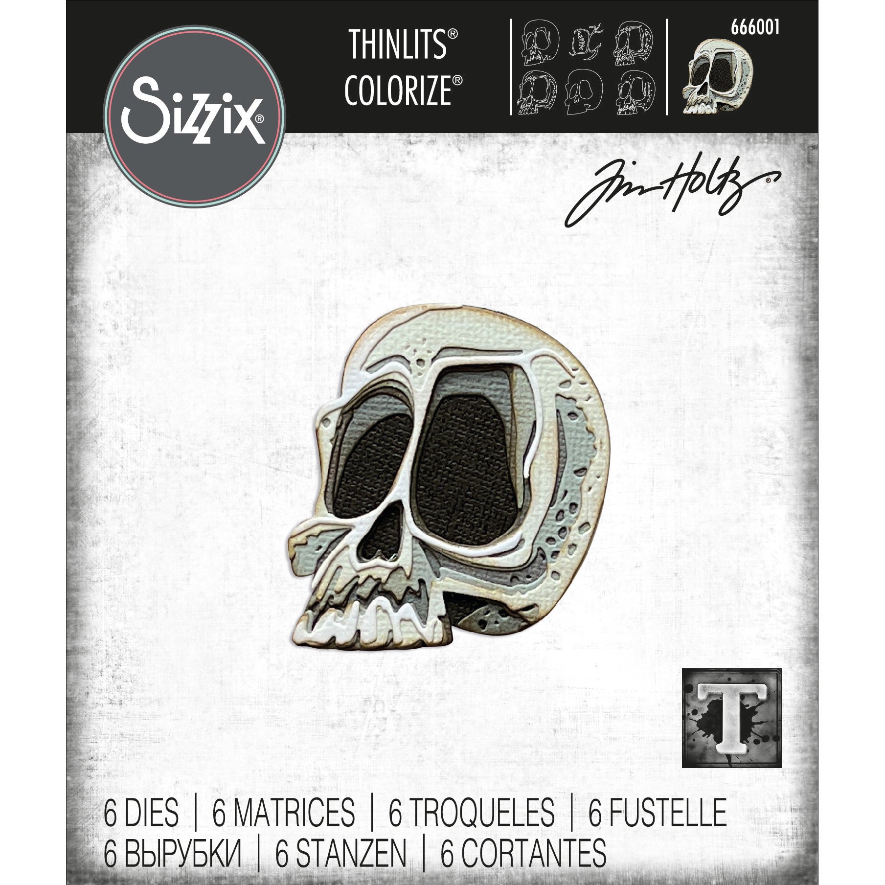 Sizzix Thinlits Die Set: Spencer Colorize, by Tim Holtz (666001)
