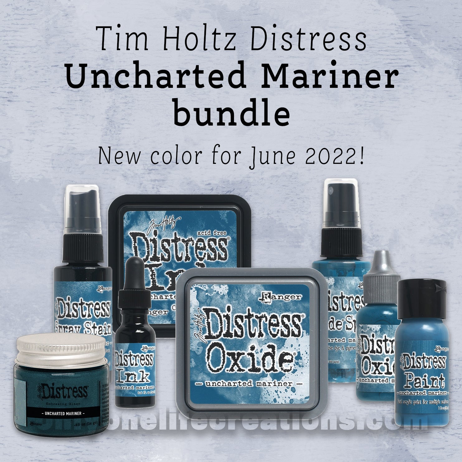 Tim Holtz Distress: Uncharted Mariner, 8 Product Bundle