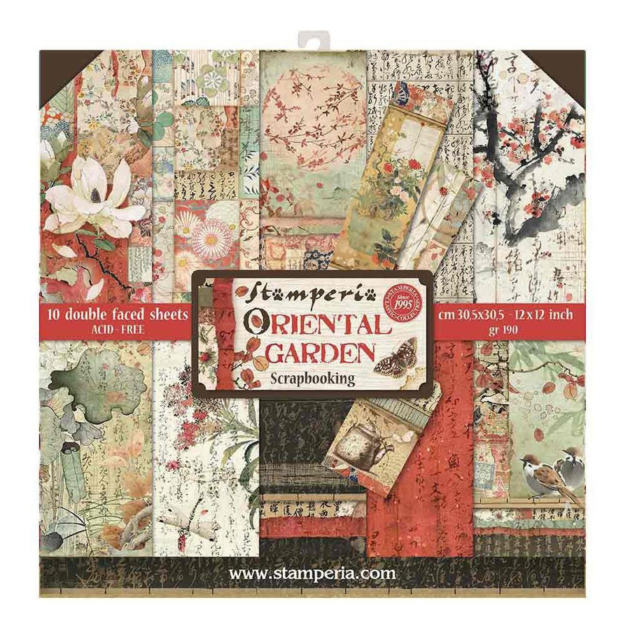 Stamperia Intl Scrapbooking Paper, Multi-Colored 10 Pack 