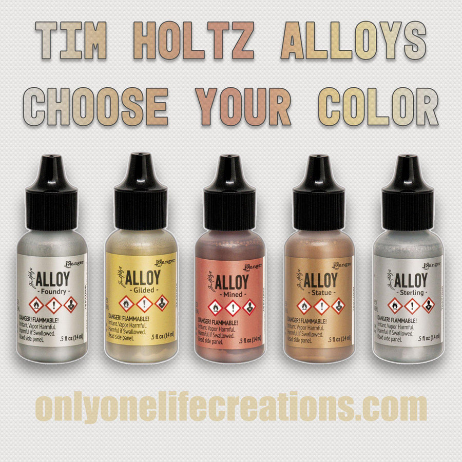 Tim Holtz Alcohol Inks, Choose Your Color january 2020 