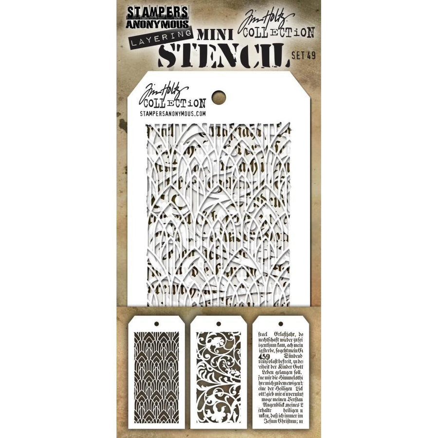 Tim Holtz Stampers Anonymous Layering Stencil Twinkle