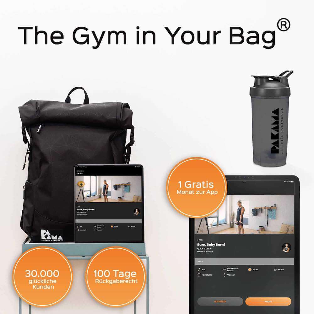 4262382281323 - PAKAMA Fitnessstudio to Go (inkl App) + Shaker