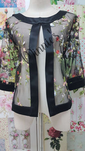 Floral Tulle Jacket NA0110