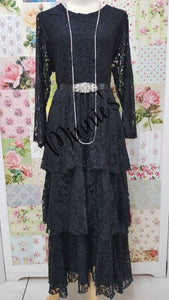 Black Lace Dress LB007