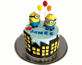 Minions Celebration In Style Cake