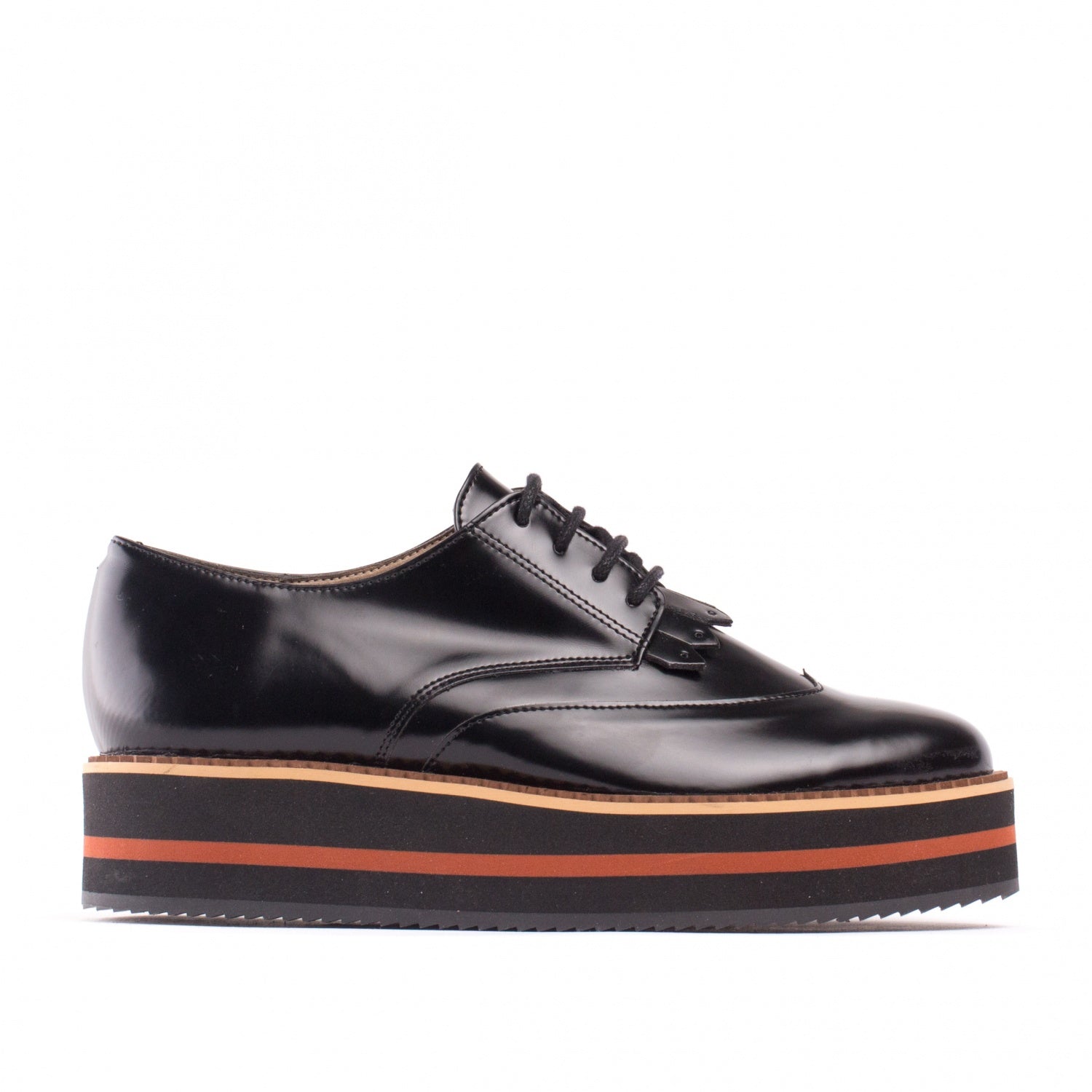 nevereven platform sneaker in vegan leather