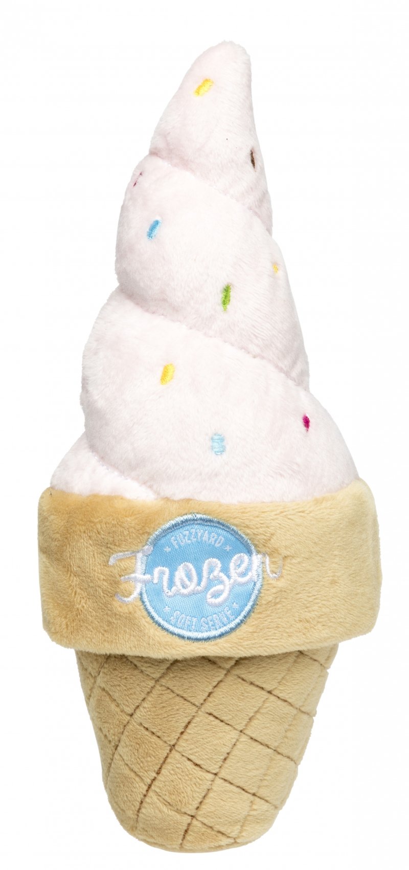 plush ice cream cone dog toy