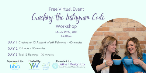 Cracking the Instagram Code - a collaborative virtual workshop