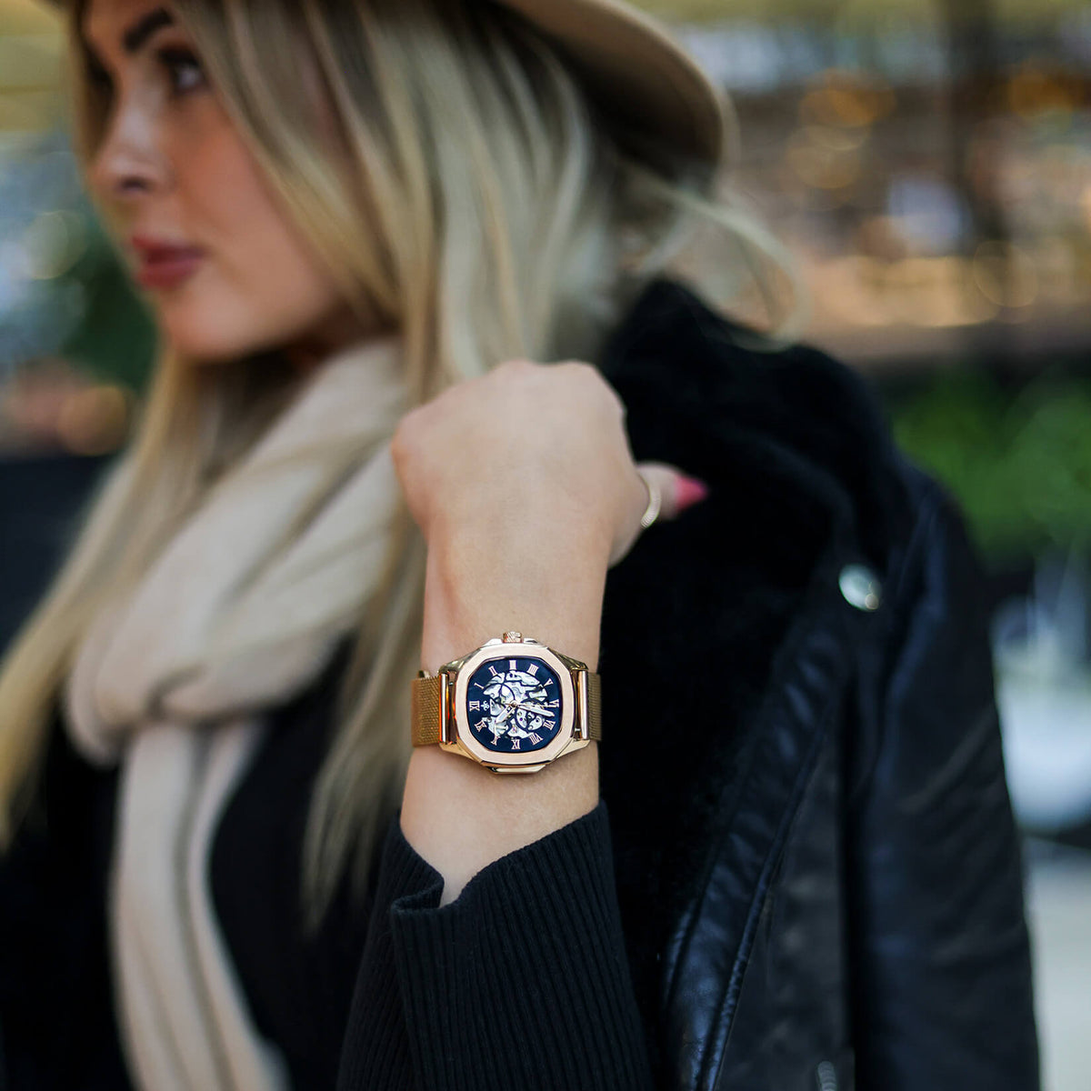 The Ava Automatic Ladies - Rose Gold