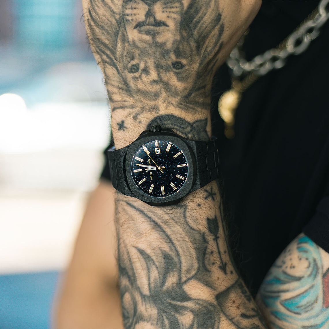 The Frosted Stellar | Black | Ralph Christian Watches