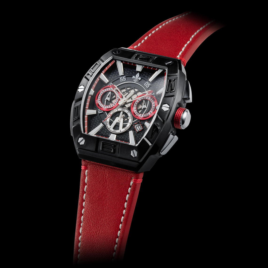 The Intrepid Chronograph - Red | Ralph Christian Watches