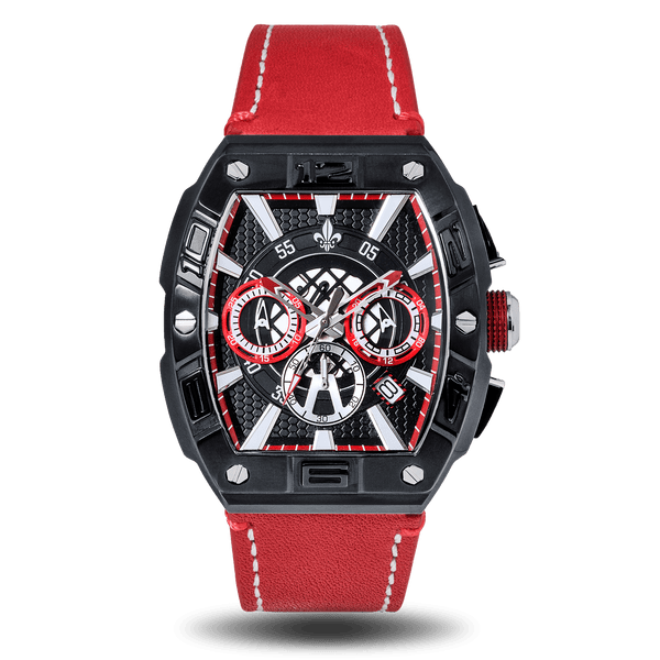 The Intrepid Chronograph - Red | Ralph Christian Watches