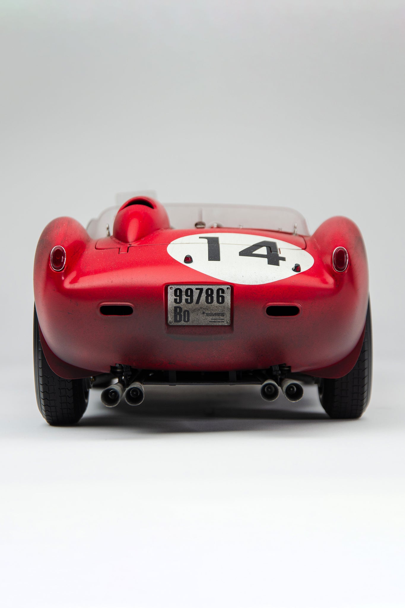 Ferrari 250 TR Race Weathered at 1:8 scale