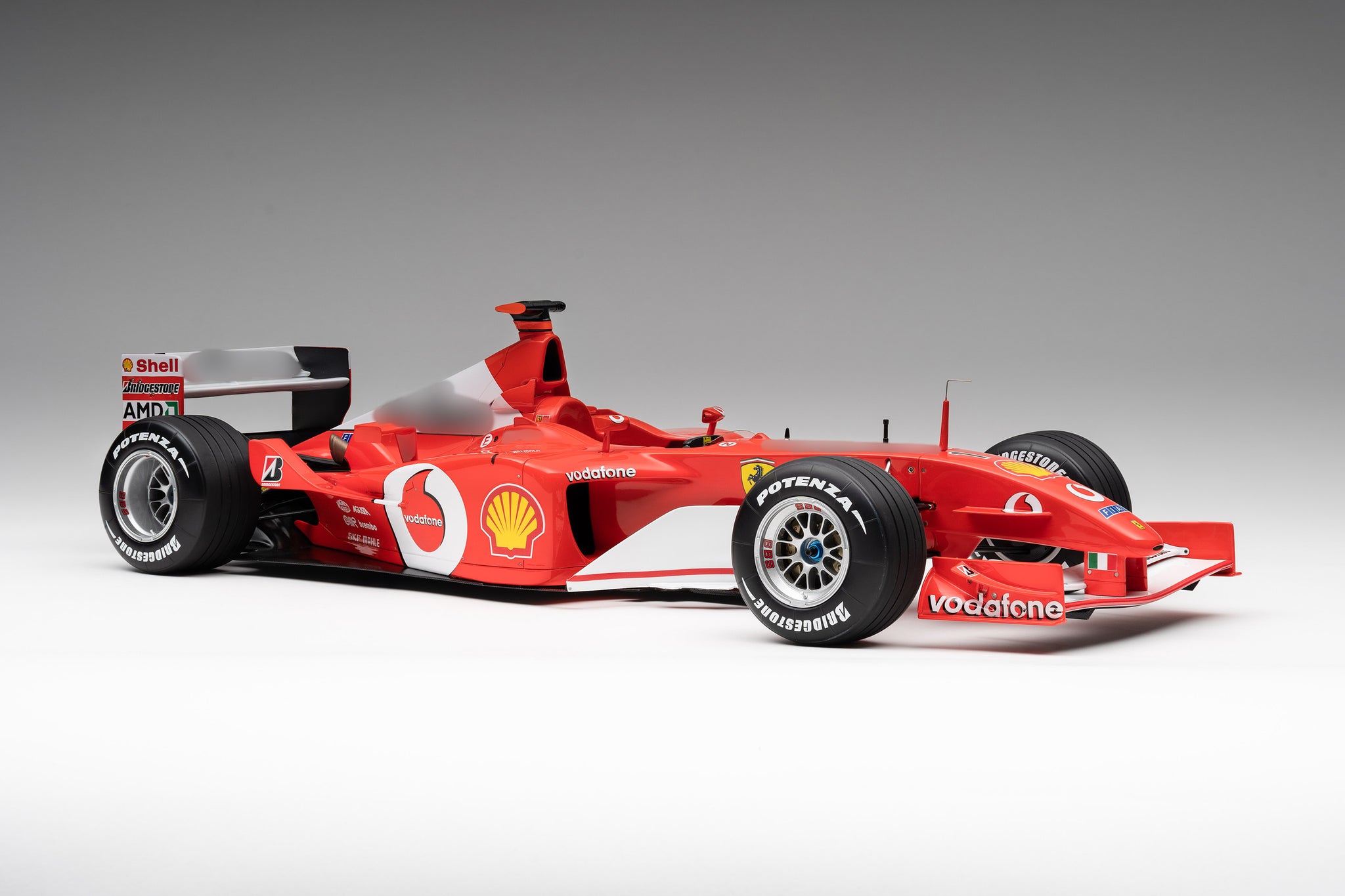 Ferrari F2002 at 1:8 scale