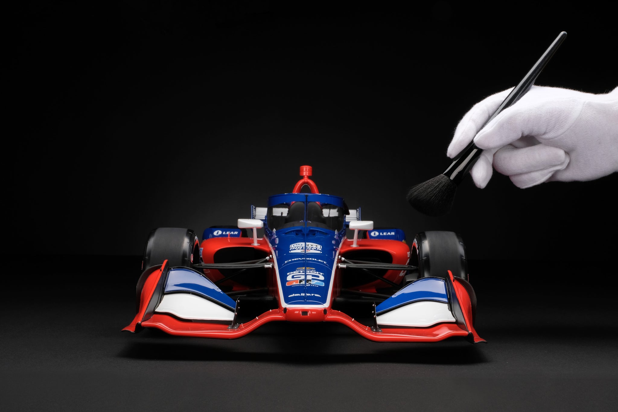 NTT INDYCAR SERIES Detroit Auction Model at 1:8 scale