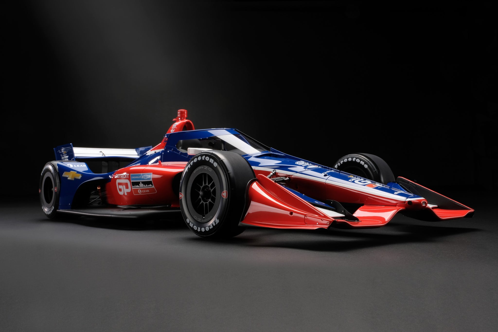 NTT INDYCAR SERIES Detroit Auction Model at 1:8 scale