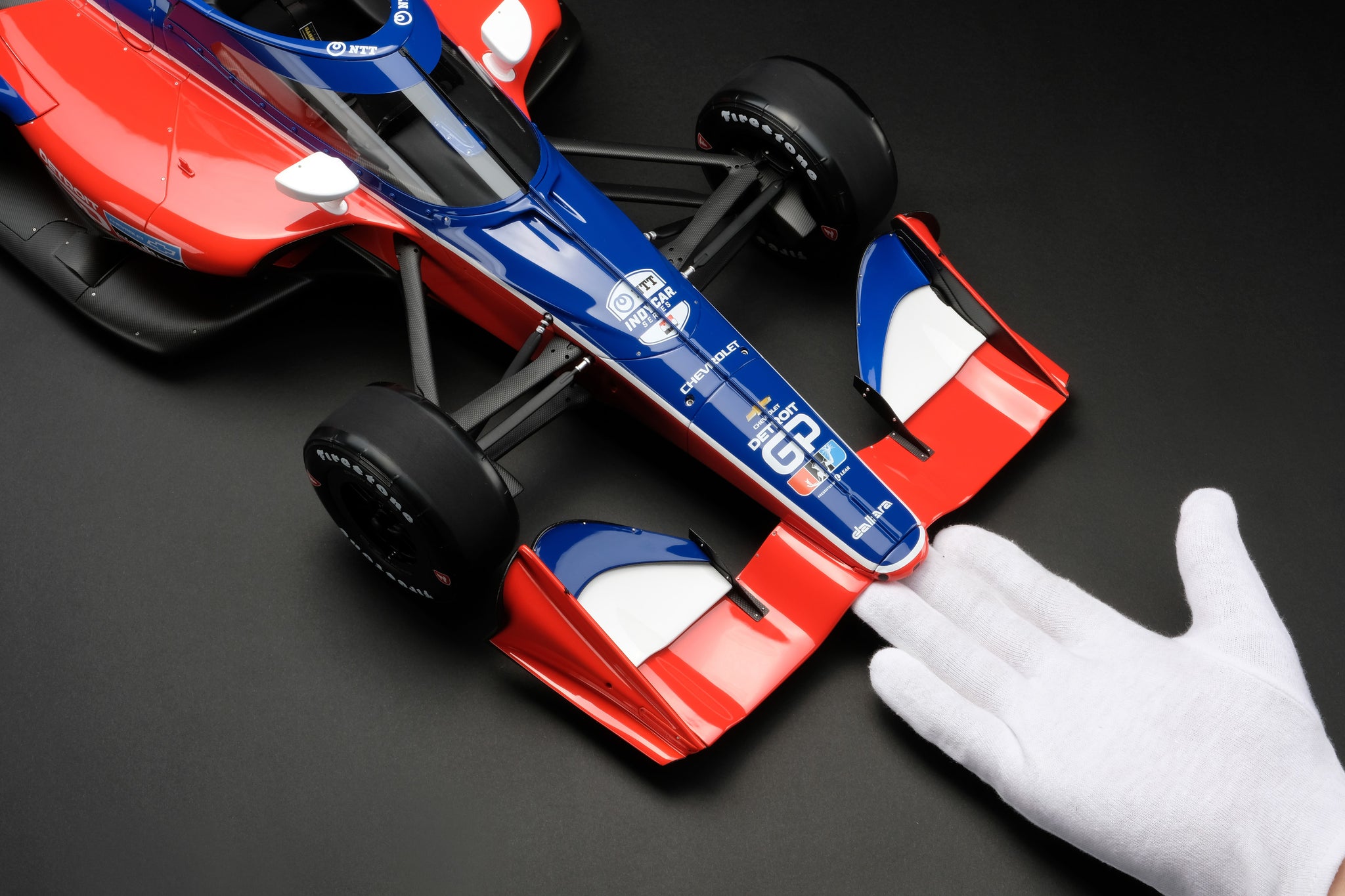 NTT INDYCAR SERIES Detroit Auction Model at 1:8 scale