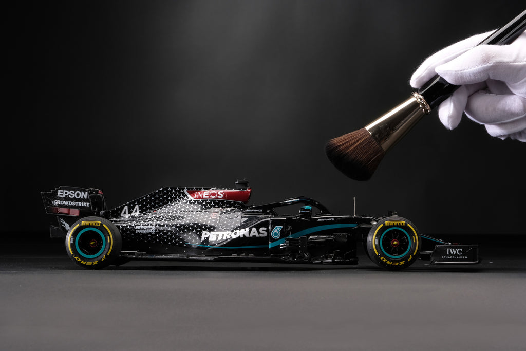 This incredibly detailed 1:4 scale model of Lewis Hamilton's F1