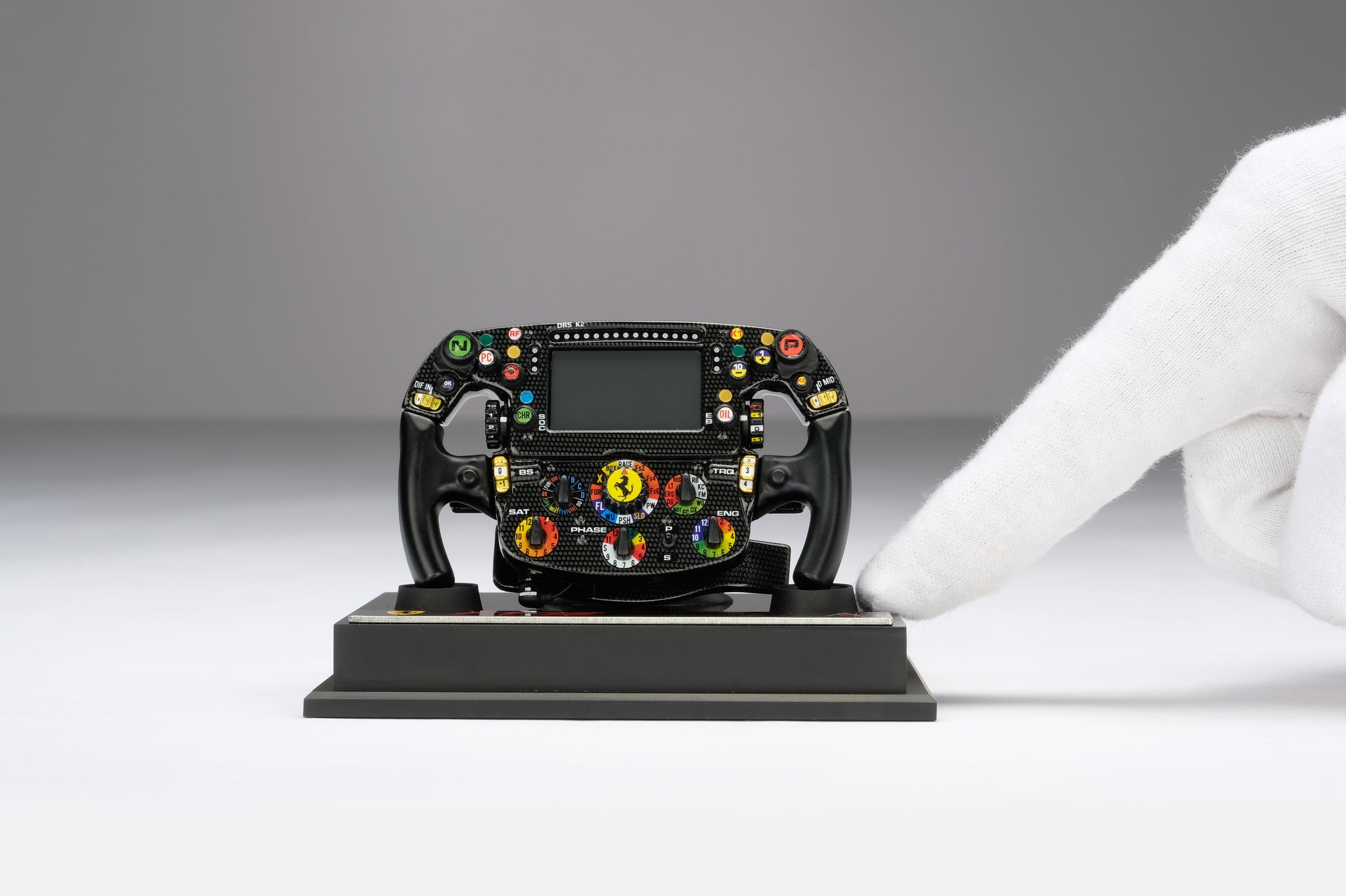 Ferrari F1-75 Steering Wheel at 1:4 scale