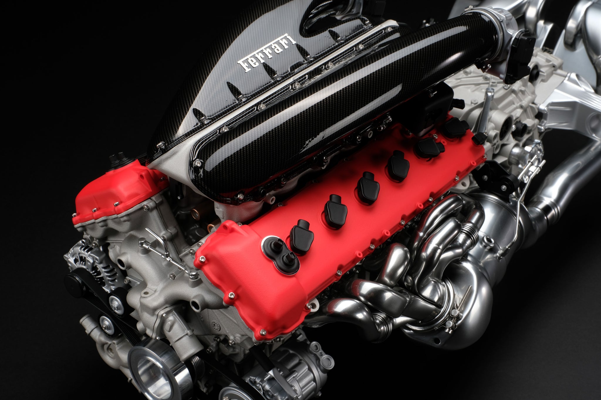 Ferrari Daytona SP3 Engine and Gearbox 1.4 Scale Replica by Amalgam Collection