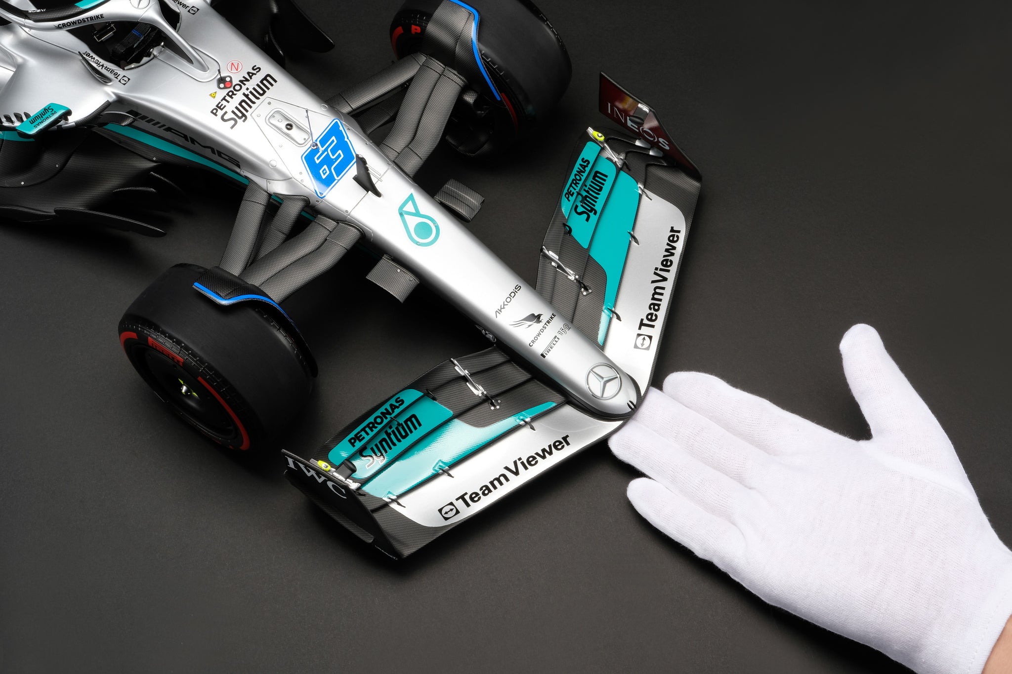 Mercedes-AMG F1 W13 E Performance at 1:8 scale model by Amalgam Collection