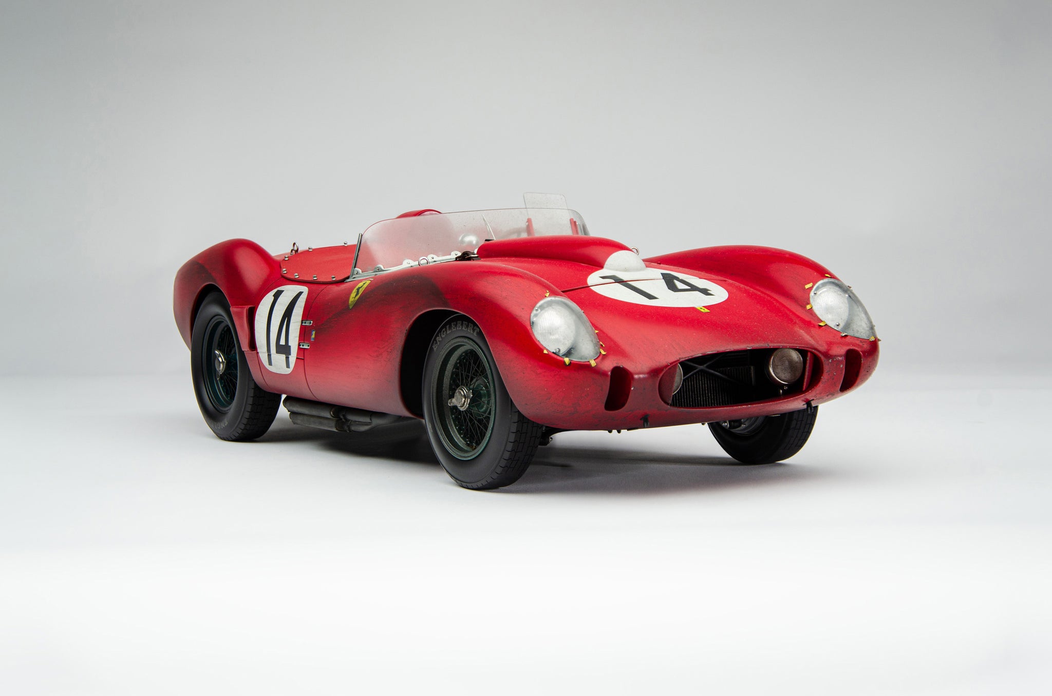 Ferrari 250 TR Race Weathered at 1:8 scale