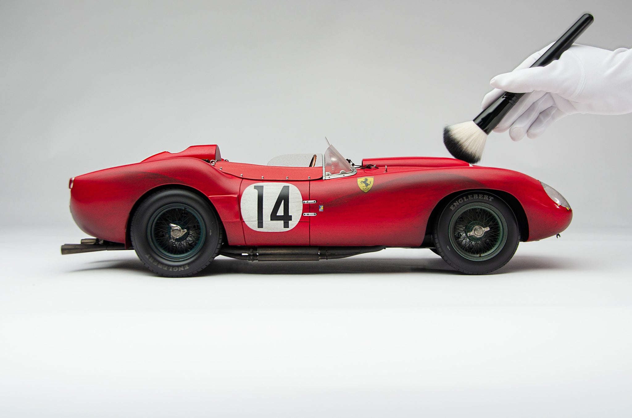 Ferrari 250 TR Race Weathered at 1:8 scale