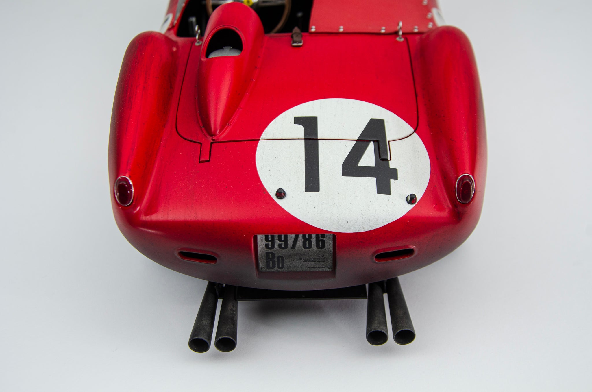 Ferrari 250 TR Race Weathered at 1:8 scale