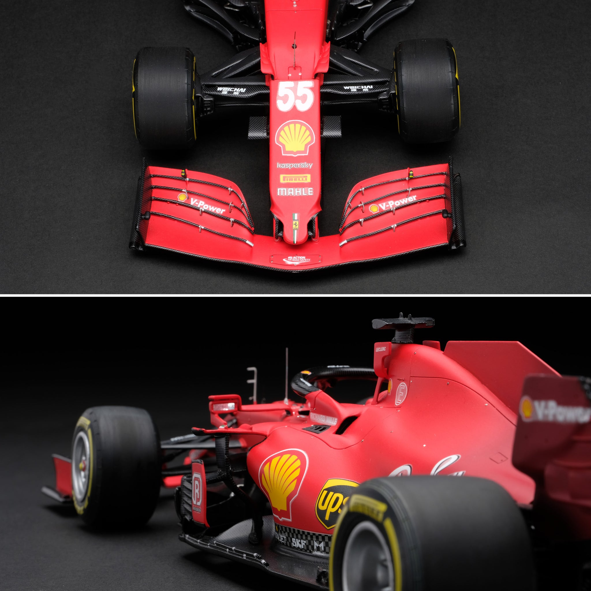 Ferrari SF21 - 1:18 scale - Charles Leclerc & Carlos Sainz