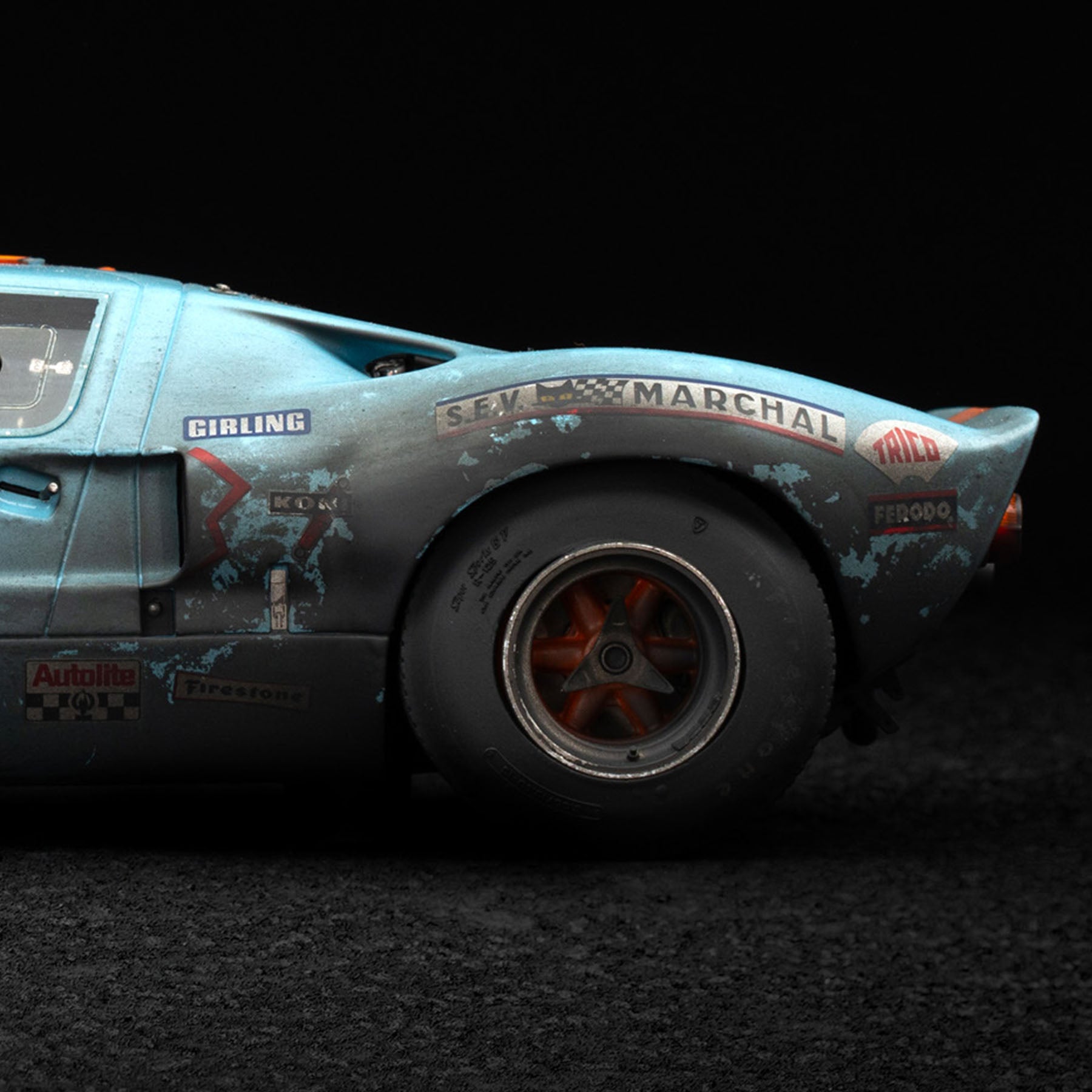 Race Weathered Ford GT40