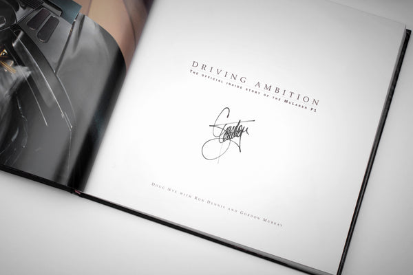 McLaren F1 LM + Gordon Murray signed Copy of Driving Ambition – Amalgam  Collection