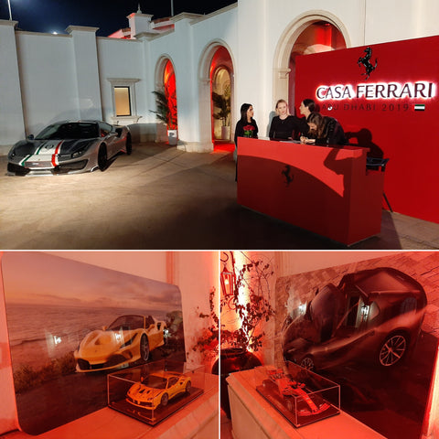 Layout of images from Casa Ferrari, Yas Marina, Abu Dhabi, December 2019